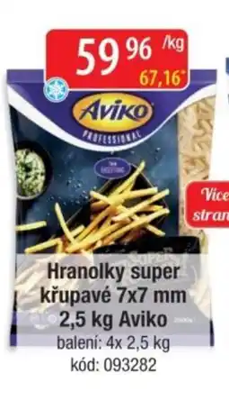 Qanto Aviko Hranolky super křupavé 7x7 mm nabídka