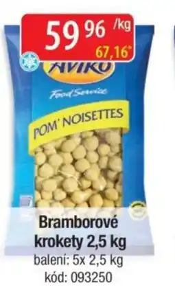 Qanto Aviko Bramborové krokety nabídka