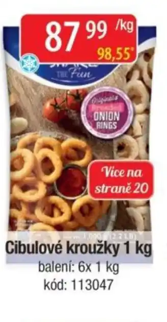 Qanto Aviko Cibulové kroužky nabídka