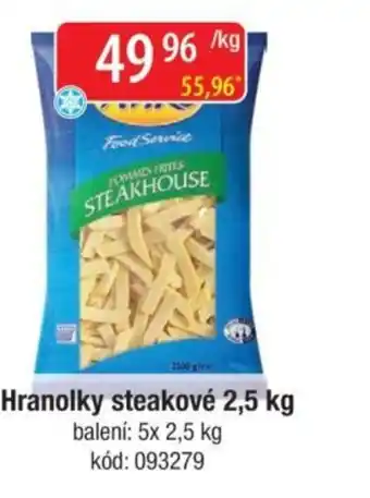 Qanto Aviko Hranolky steakové nabídka