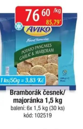 Qanto Aviko Bramborák česnek/ majoránka nabídka