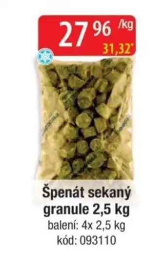 Qanto Špenát sekaný granule nabídka