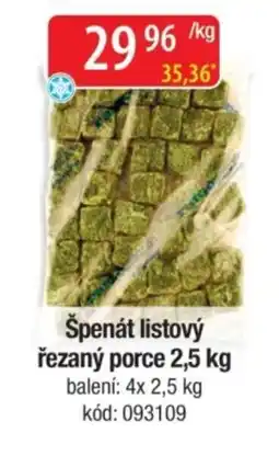 Qanto Špenát listový řezaný porce nabídka