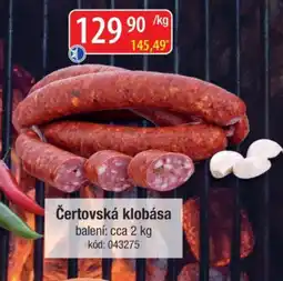 Qanto Čertovská klobása nabídka