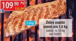 Qanto Žebra masitá uzená nabídka