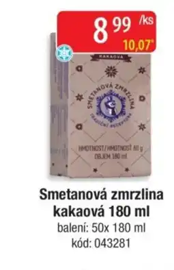 Qanto Smetanová zmrzlina kakaová nabídka
