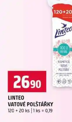 Terno LINTEO VATOVÉ POLŠTÁŘKY 120 +20 ks nabídka