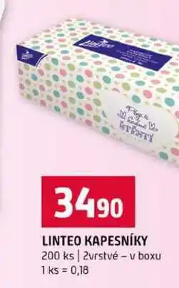 Terno LINTEO KAPESNÍKY 200 ks 2vrstvé v boxu nabídka