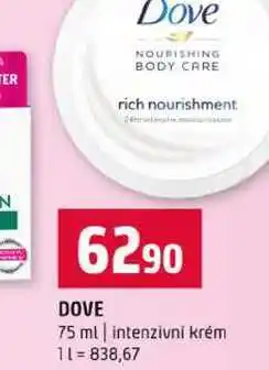 Terno DOVE 75 ml intenzivní krém nabídka