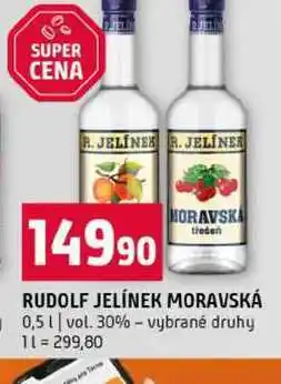 Terno RUDOLF JELÍNEK MORAVSKÁ 0,5l vol. 30% vybrané druhy nabídka