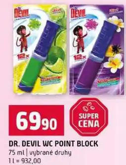 Terno DR. DEVIL WC POINT BLOCK 75 ml vybrané druhy nabídka
