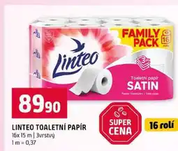 Terno LINTEO TOALETNÍ PAPÍR 16x 15 m 3vrstvý nabídka