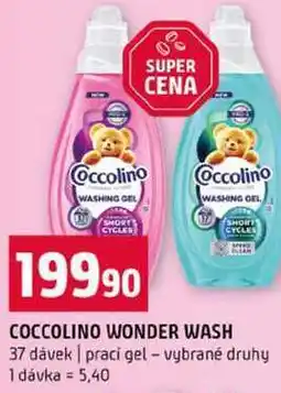Terno COCCOLINO WONDER WASH 37 dávek prací gel vybrané druhy nabídka
