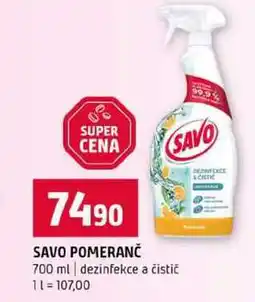 Terno SAVO POMERANČ SAVO 700 ml dezinfekce a čistič nabídka