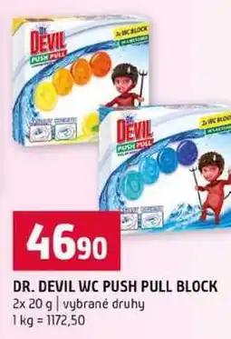 Terno DR. DEVIL WC PUSH PULL BLOCK 2x 20 g vybrané druhy nabídka