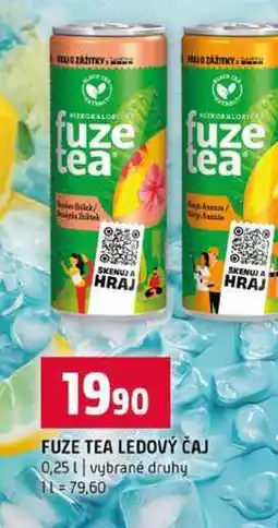 Terno FUZE TEA LEDOVÝ ČAJ 0,25l vybrané druhy nabídka