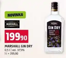 Terno MARSHALL GIN DRY 0,5l vol. 37,5% nabídka
