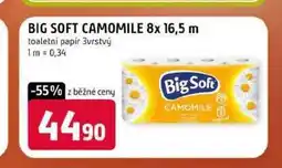 Terno BIG SOFT CAMOMILE 8x 16,5 m toaletní papír 3vrstvý nabídka
