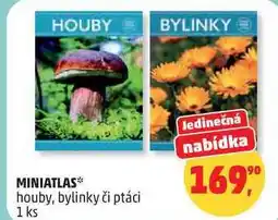 Penny Market MINIATLAS houby, bylinky či ptáci, 1 ks nabídka