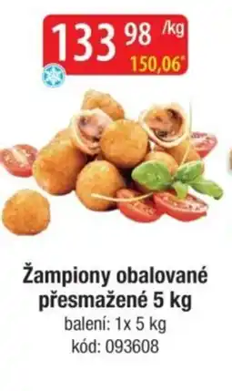 Qanto Žampiony obalované přesmažené nabídka