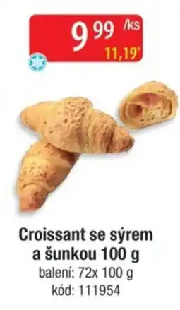 Qanto Croissant se sýrem a šunkou nabídka