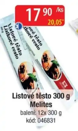 Qanto Listové těsto Melites nabídka