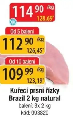 Qanto Kuřecí prsní řízky Brazil nabídka