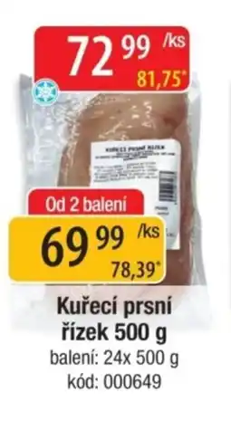 Qanto Kuřecí prsní řízek nabídka