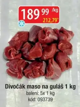 Qanto Divočák maso na guláš nabídka