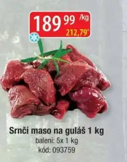 Qanto Srnčí maso na guláš nabídka