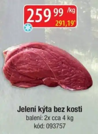 Qanto Jelení kýta bez kosti nabídka