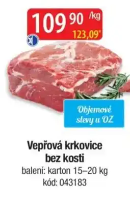 Qanto Vepřová krkovice bez kosti nabídka