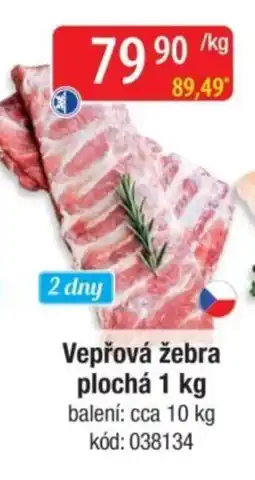 Qanto Vepřová žebra plochá nabídka