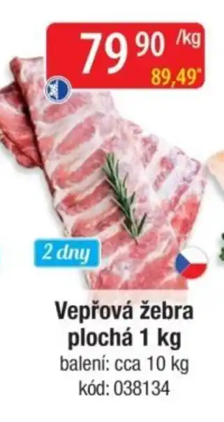 Qanto Vepřová žebra plochá nabídka