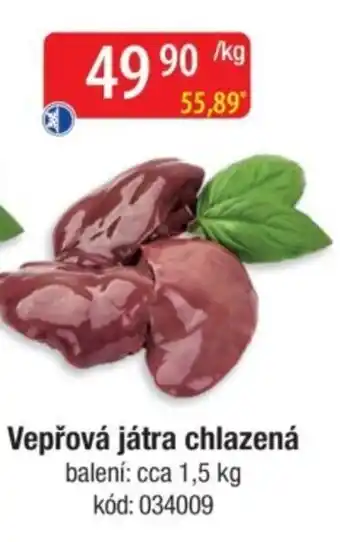Qanto Vepřová játra chlazená nabídka