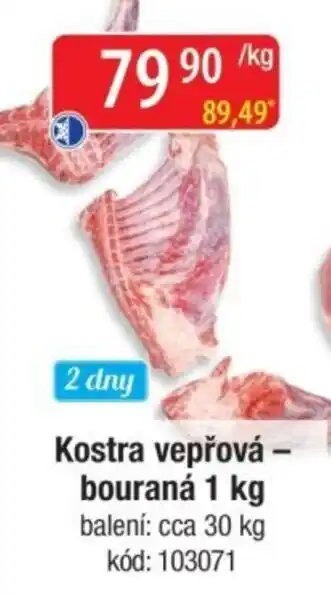 Qanto Kostra vepřová - bouraná nabídka