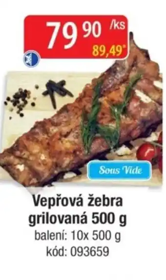 Qanto Vepřová žebra grilovaná nabídka