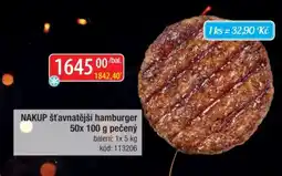Qanto NAKUP šťavnatější hamburger pečený nabídka