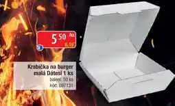 Qanto Krabička na burger malá Dátesi 1 ks nabídka