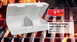 Qanto Krabička na burger velká Dátesi 1 ks nabídka