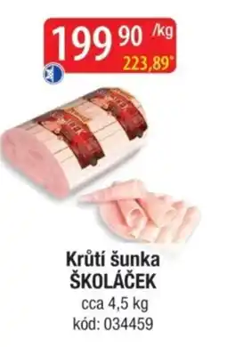 Qanto Krůtí šunka ŠKOLÁČEK nabídka