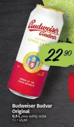 Coop Budweiser Budvar nabídka