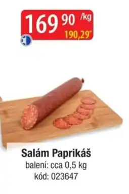 Qanto Salám Paprikáš nabídka