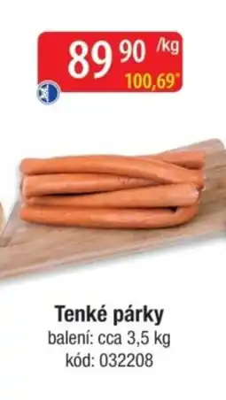 Qanto Tenké párky nabídka