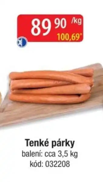 Qanto Tenké párky nabídka