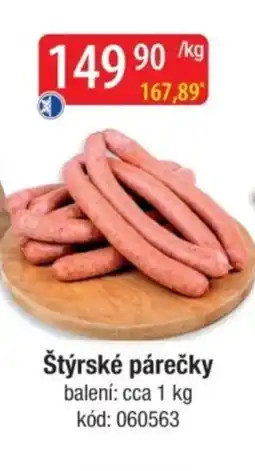 Qanto Štýrské párečky nabídka