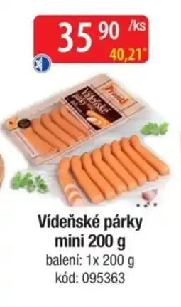 Qanto Vídeňské párky mini nabídka