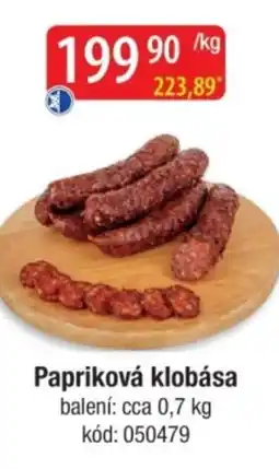 Qanto Papriková klobása nabídka