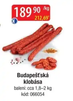 Qanto Budapešťská klobása nabídka