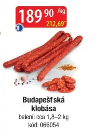 Qanto Budapešťská klobása nabídka